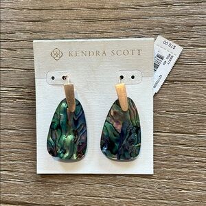 Kendra Scott Abalone Shell Earrings